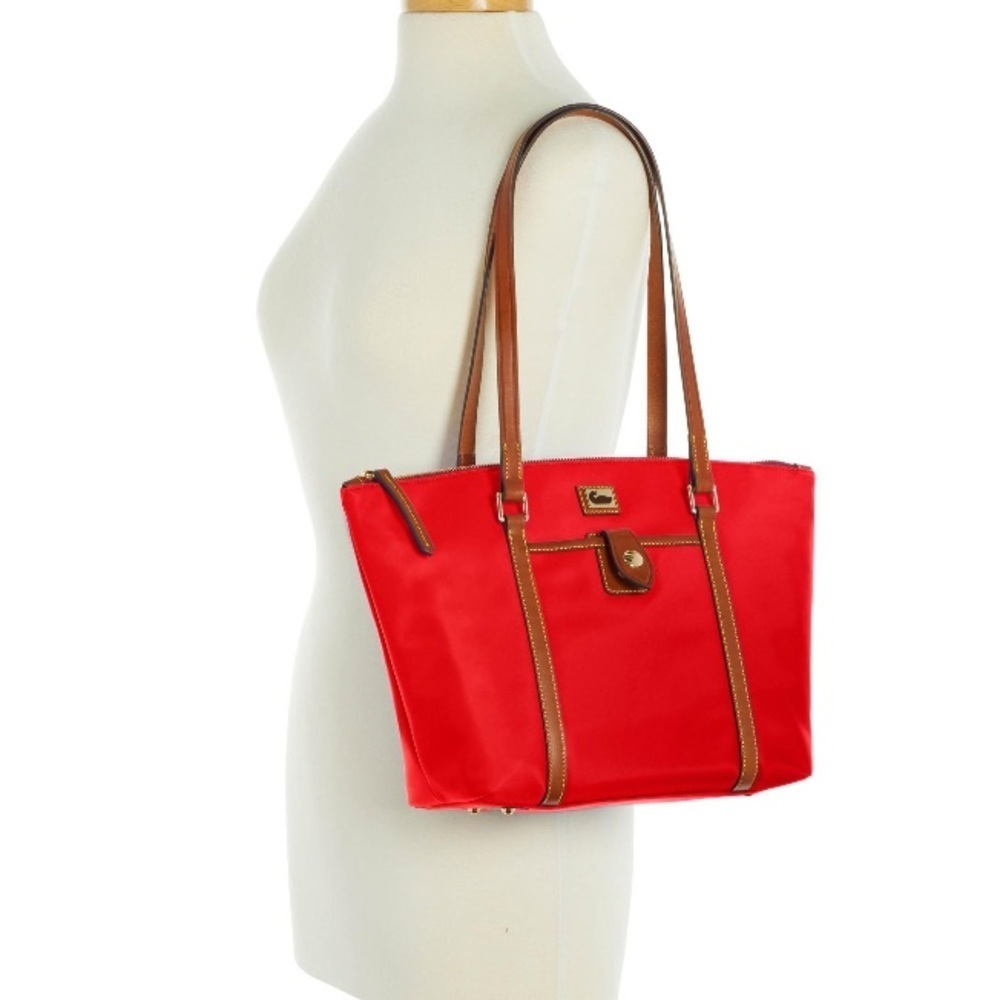 Dooney & Bourke Wayfarer Zip Tote Bag Red - Picture 8 of 16